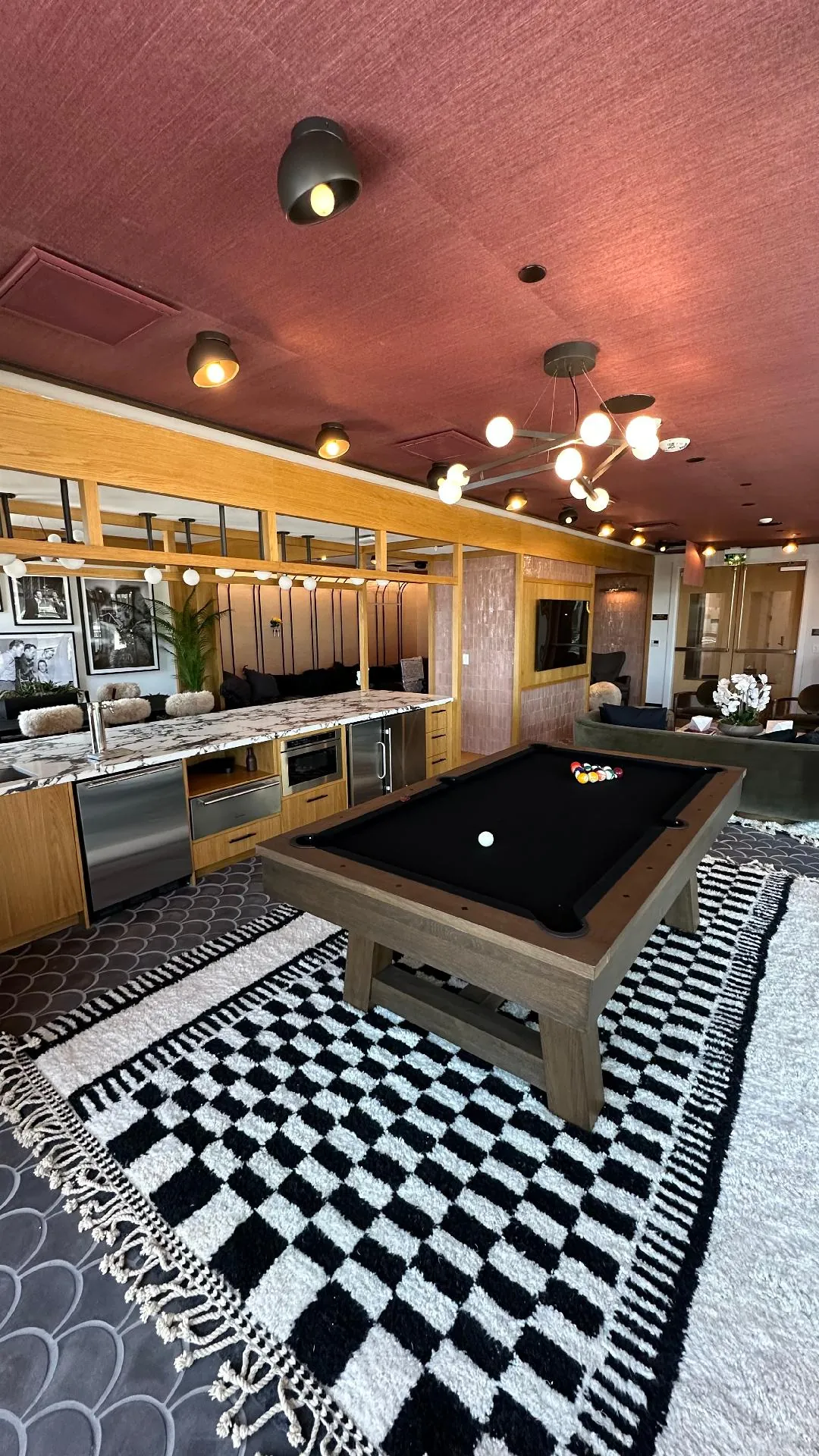 Resident Clubroom with Entertainment Kitchen